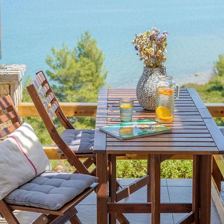 Crystal Beach Villa Chalkís Exteriör bild