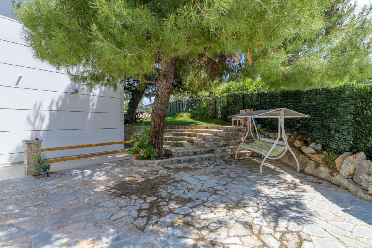 Crystal Beach Villa Chalkís Exteriör bild