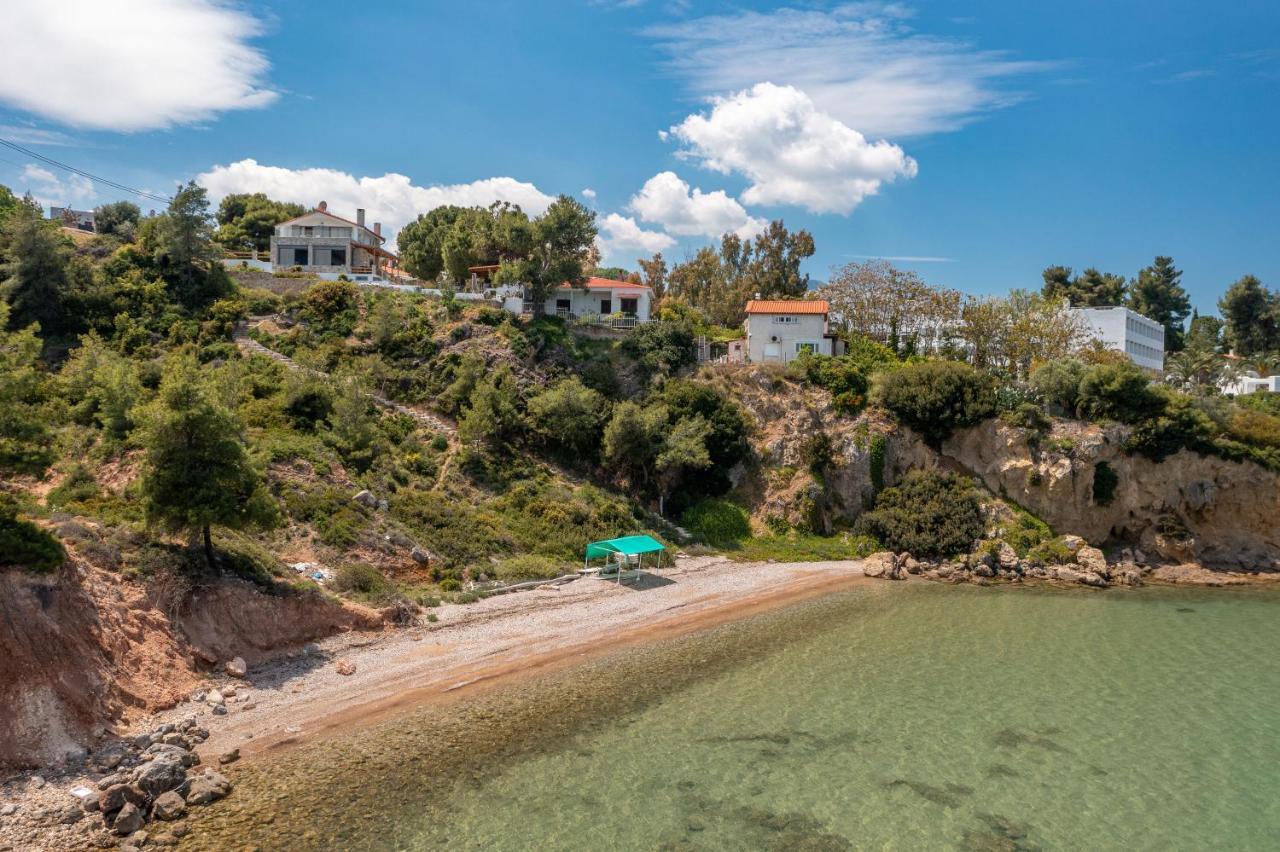 Crystal Beach Villa Chalkís Exteriör bild